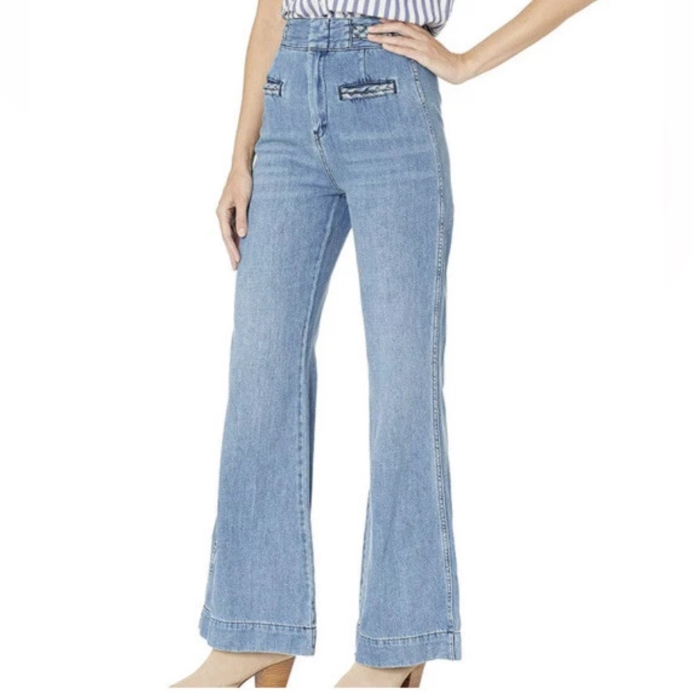 Free People Seasons in the Sun flare jeans
